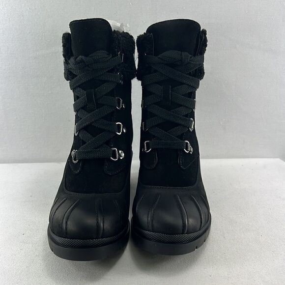 Blondo Nevin Waterproof Snow Boot Black Nubuck Various Sizes - Picture 2 of 7